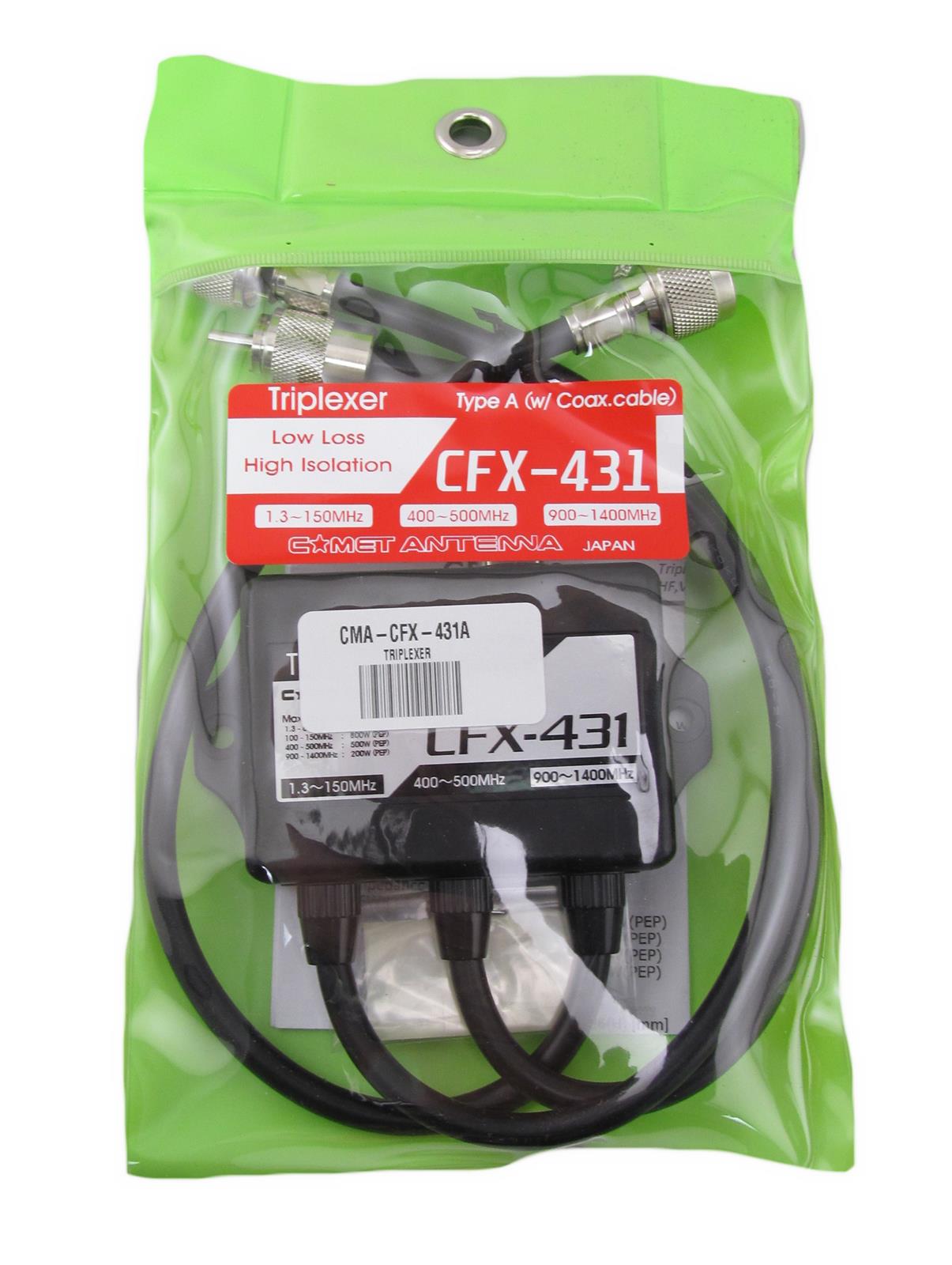 Comet Antennas CFX-431A Comet Triplexers | DX Engineering