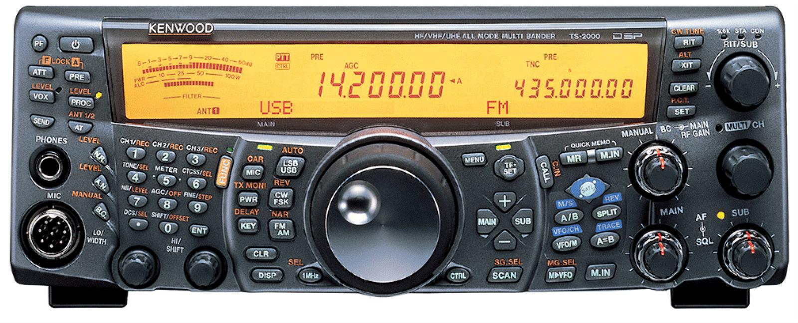 Kenwood TS-2000 Kenwood TS-2000 HF/VHF/UHF Transceivers | DX
