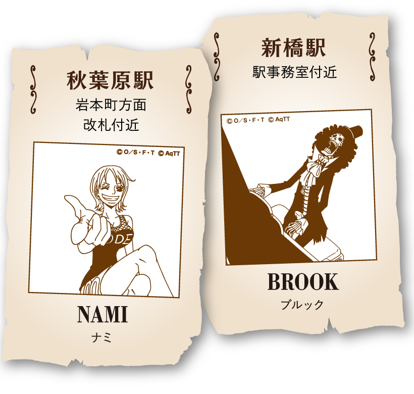 ワンピース20周年記念東京メトロ スタフプラリー ワンピース20周年記念