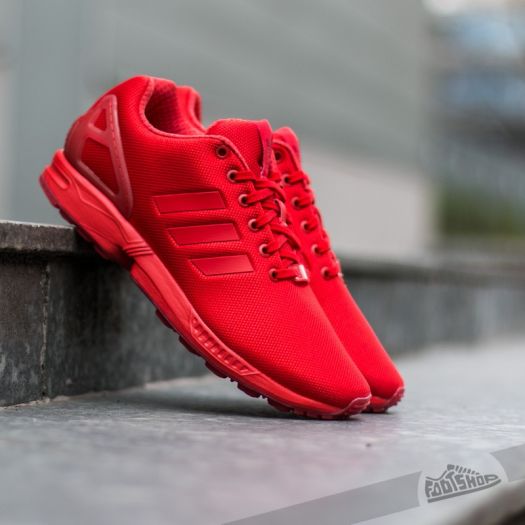 Men's shoes adidas ZX Flux Red/ Red/ Red (AQ3098) | Footshop