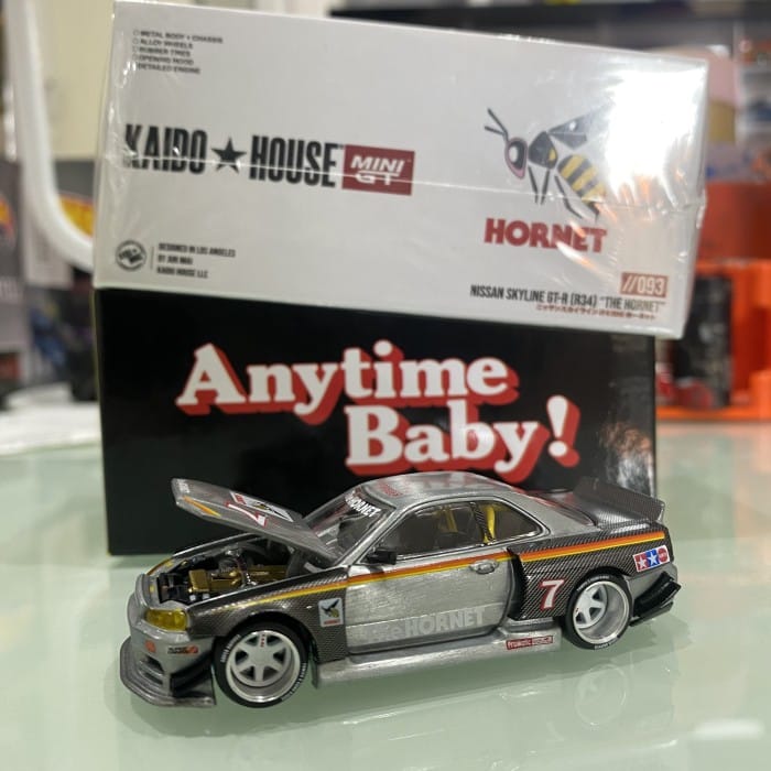 MiniGT 街道ハウス R34 The Hornet チェイス Kaido House Mini GT