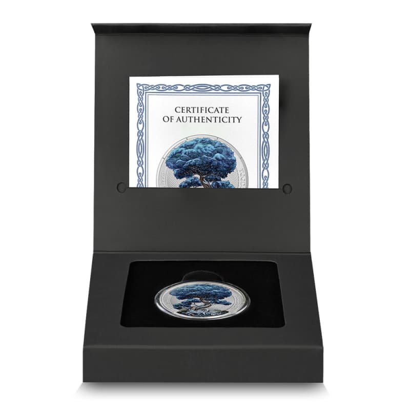 2025 1 oz Colorized Germania Yggdrasil Winter Silver Round l JM