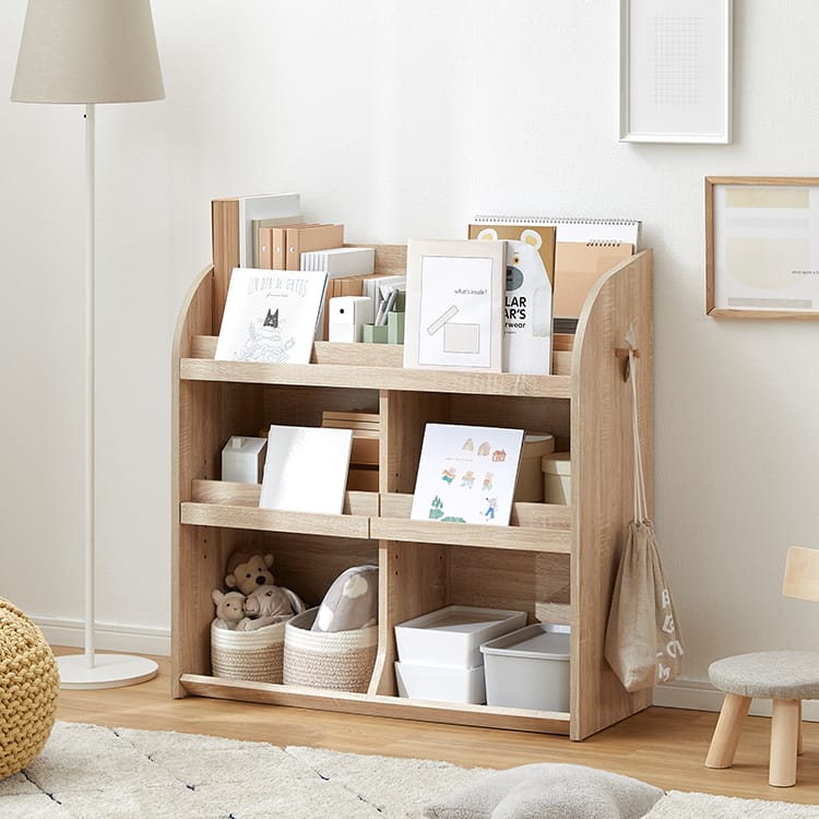 ひろ 絵本棚 木製棚 ✨ 木製ハンドメイド リビングボード 楽天市場