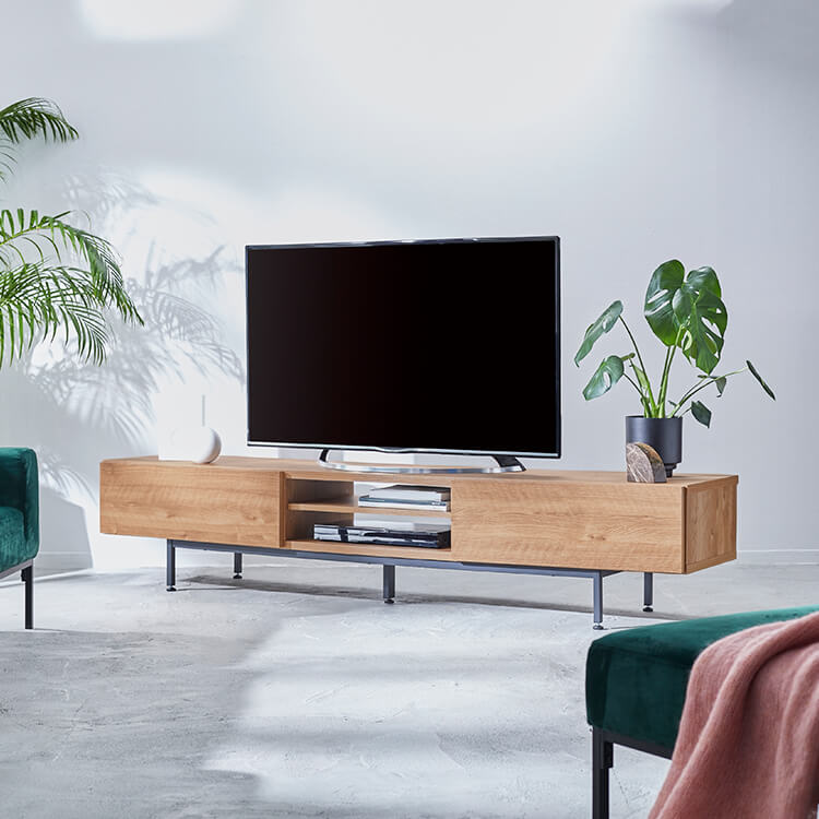 LOWYA テレビ台 180cm シャビーナチュラル 【公式通販】