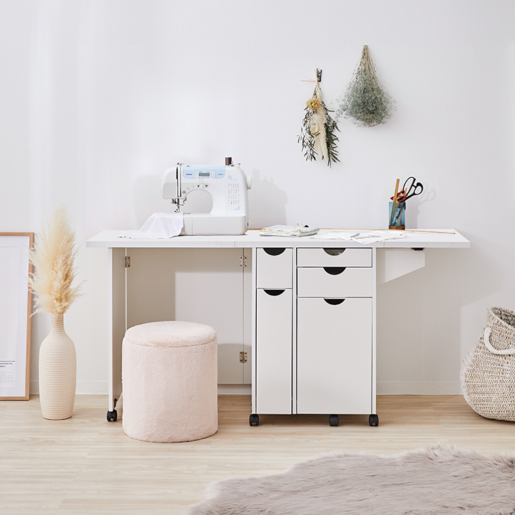 デスクのみ ハンドメイド アンティーク 作業台 ミシン台 長机 ジャコビアン