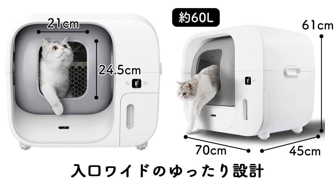猫ちゃんの体調管理とトイレ掃除がものすごく楽になる全自動スマート猫