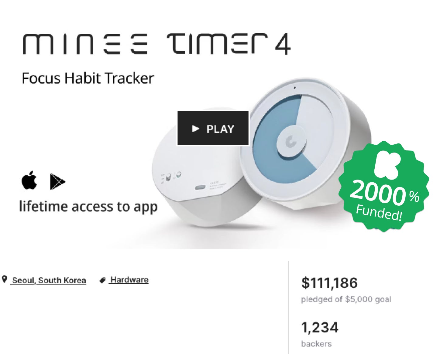 minee4 ミッドナイト マイニータイマー ポモドーロタイマー 【公式通販】