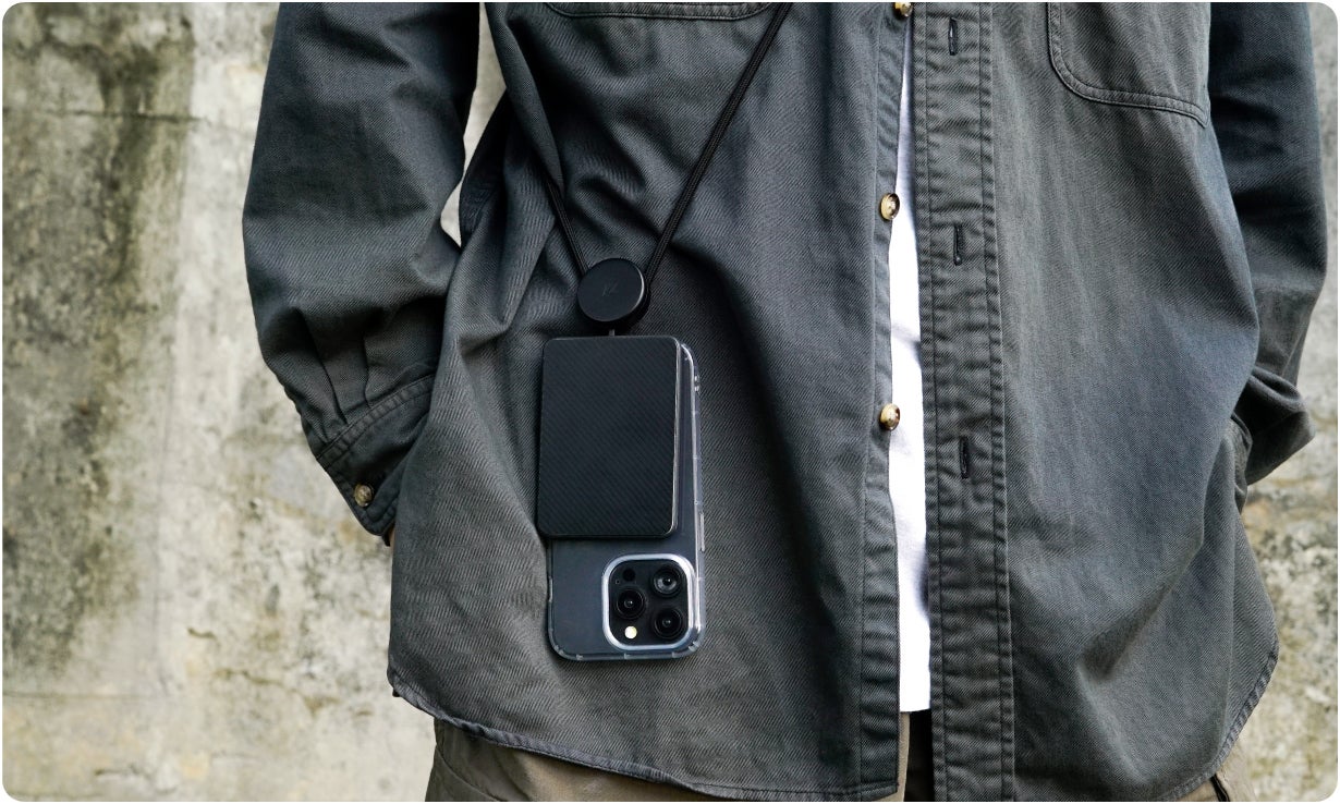 首掛けストラップ二刀流 | スマホストラップ × IDカード｜マクアケ