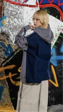 バウンディvaundyグッズFUSION新品デニムパーカーmサイズ即完売品