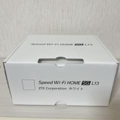 Speed Wi-Fi HOME 5G L13 ZTE SIMなし - メルカリ
