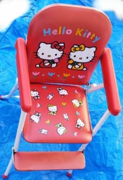 レトロ ハローキティ サンリオ 子供用 椅子 ハイチェア hello kitty
