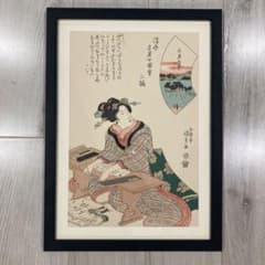歌川国貞 手摺木版画 『浮世名異女図会 二編』悠々洞出版 昭和時代