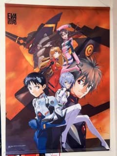 エヴァンゲリオン大博覧会 B2タペストリー パイロット達とMark.06