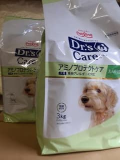tom☆様ドクターズケア犬用療法食アミノプロテクトケアえんどう豆3kg×2