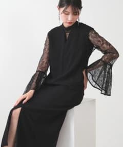 美品＊kana ベルスリーブ スリット 2way ワンピース - メルカリ