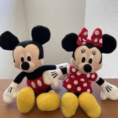 ディズニー ミッキー・マウス＆ミニー・マウス ぬいぐるみ セット 約