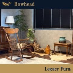 超希少ウルフロッキングチェア無垢材クラシックアジアン木彫りINR