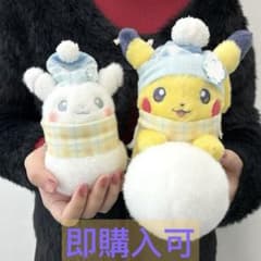 2点セット】ポケモン ぬいぐるみ ピカチュウとゆきあそび ピカチュウ