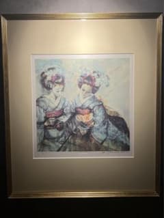 印象派 岸田悦雄【冬の田舎町】肉筆油彩画 | Shop at Mercari from