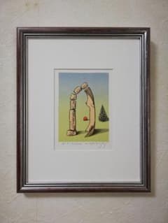 アート580 「ゲート」 チェコのリトグラフ(石版画) - メルカリ