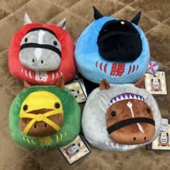 サラブレッドコレクション だるま ぬいぐるみ 全4種セット - メルカリ