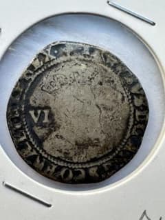 イングランド王国 ｜ 6ペンス銀貨｜1604年｜ジェームズ1世イギリス