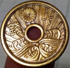 63）日本の昔のお金 直径22.1ミリ - メルカリ