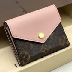 極上美品】ルイヴィトン モノグラム ポルトフォイユ ゾエ ローズバレ
