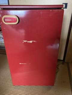 希少 レア 昭和レトロ 冷蔵庫 赤 ナショナル 当時物 - メルカリ