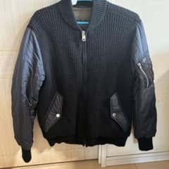 DIESEL K-WEXLER 切替 中綿 ニットジャケット MA-1 - メルカリ