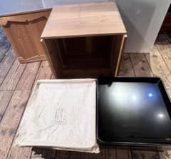 ② 輪島塗 御膳 11膳 黒漆縁金脚付膳 明治 漆器 能登 会席膳 お盆