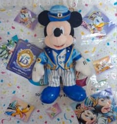 ディズニーシー15周年記念 ミッキー ぬいぐるみバッジ - メルカリ