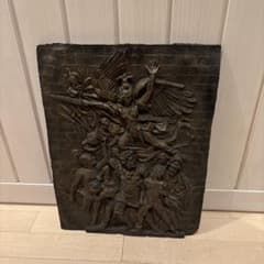 ヴィンテージ 壁掛け レリーフ ギリシャ神話 彫刻 ゼウス - メルカリ