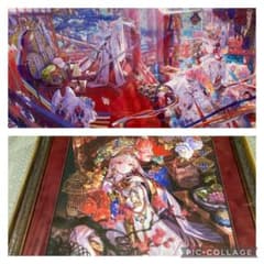 藤ちょこ 複製原画 祝彩巡礼 特装版カバーイラストA3 カバーイラスト長