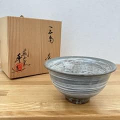 茶道具 三島茶碗 共箱 菰山窯 宮田豊造 茶会 抹茶 - メルカリ