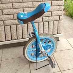 ブリヂストン スケアクロウ☆一輪車 16インチ ブルー スタンド付き