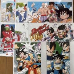 一番くじ ドラゴンボール H賞 鳥山明カラーイラストクリアポスター 8種