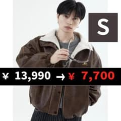 SALE】L2084リバーシブルPUレザージャケットS（brown）地底人 - メルカリ