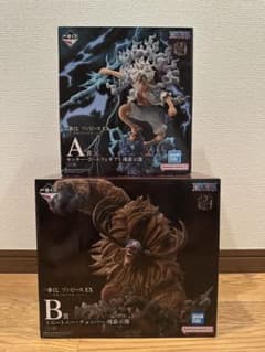 一番くじ ワンピース EX A賞 ルフィ ギア5 B賞 チョッパー フィギュア