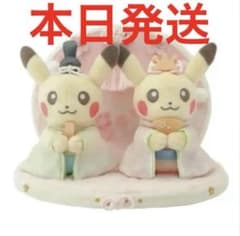 ポケモン ポケモンセンター ピカチュウ ぬいぐるみ ひな祭り ② - メルカリ