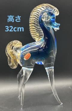 希少】ベネチアングラス MURANO ムラーノ 馬 置物 ヴェネチアングラス