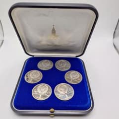 1980年 モスクワオリンピック 記念コイン 1ルーブル CCCP ソ連 6枚