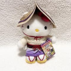 タグ付き サンリオ ハローキティ ご当地 富山限定 越中おわら風の盆