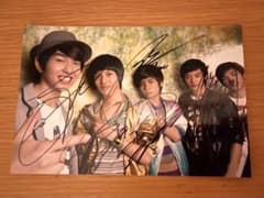 SHINee サイン入り 写真 ポストカードサイズ - メルカリ
