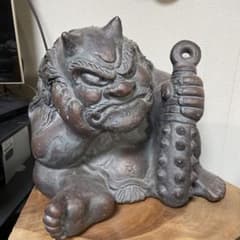 安田瓦 鬼瓦 鬼もひるね(大) - メルカリ