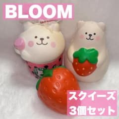 BLOOM】ブルーム スクイーズ 3個セット - メルカリ