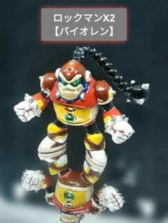 ロックマン フィギュア 消しゴム エックス&ライドアーマー 塗装品