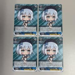 ヴァイスシュヴァルツ プロモ しろくろメイド 折紙 黒ver. 4枚 - メルカリ