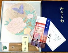 京うちわ 阿似波 特型両透うちわ【ヴァンクリーフ&アーペル】特別誂え