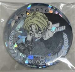 サカモトデイズ 第2回キャラクター人気投票 メダル風缶バッジ 朝倉シン